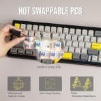 AJAZZ AK650 Wireless Mechanical Keyboard - Image 8