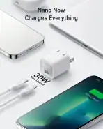 Anker 511 Charger Nano 3 30W with USB-C to Lightning Cable - Image 3