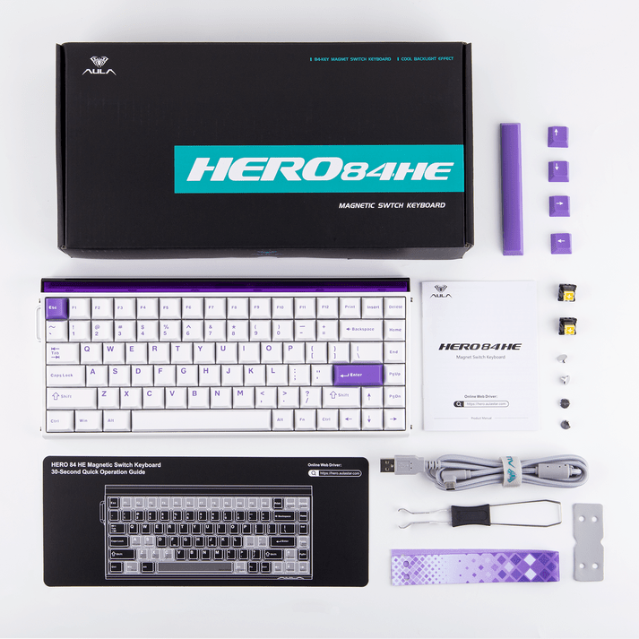 AULA HERO 84 HE Magnetic Gaming Keyboard