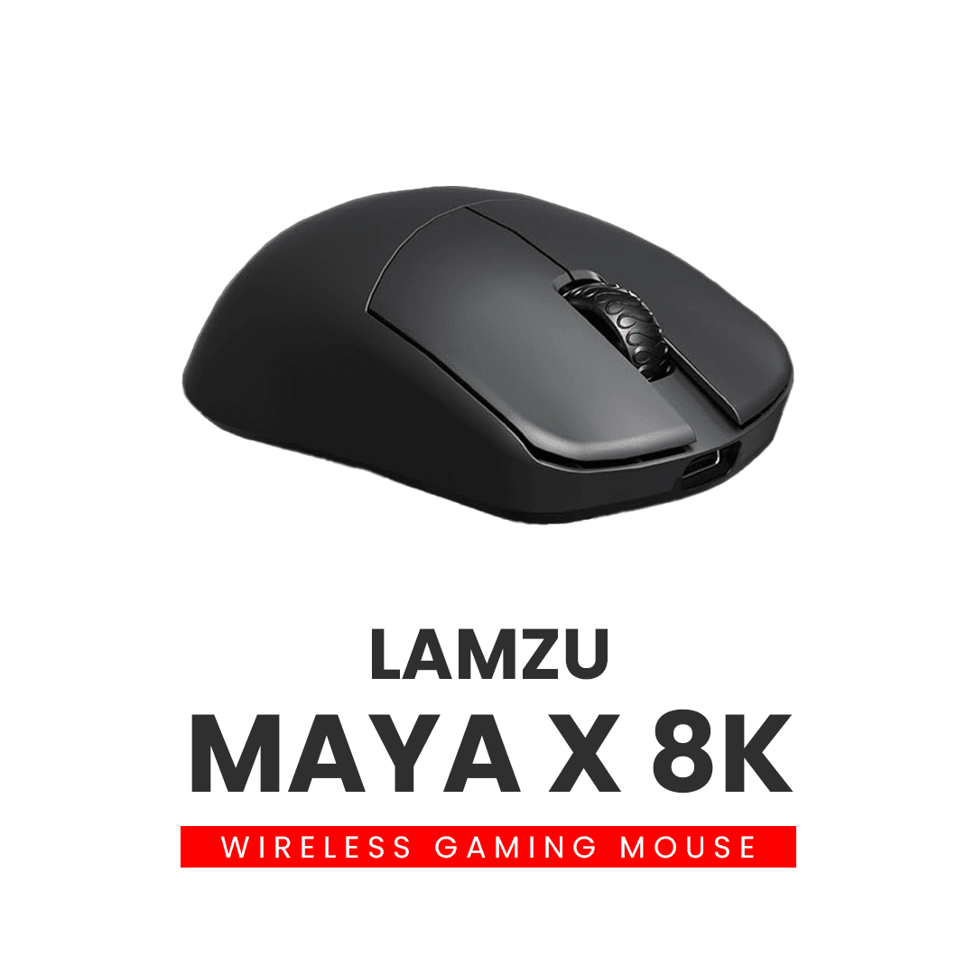 Lamzu-Maya-X-8K-Black Lamzu Maya X 8K Wireless Gaming Mouse - Image 1