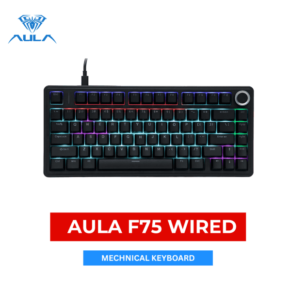 AULA F75 Wired 75% Wired Mechanical Keyboard
