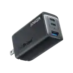 Anker 735 GaNPrime 65W Fast Charger with 3 ports, PowerIQ 4.0, ActiveShield 2.0 and compact GaNPrime design.