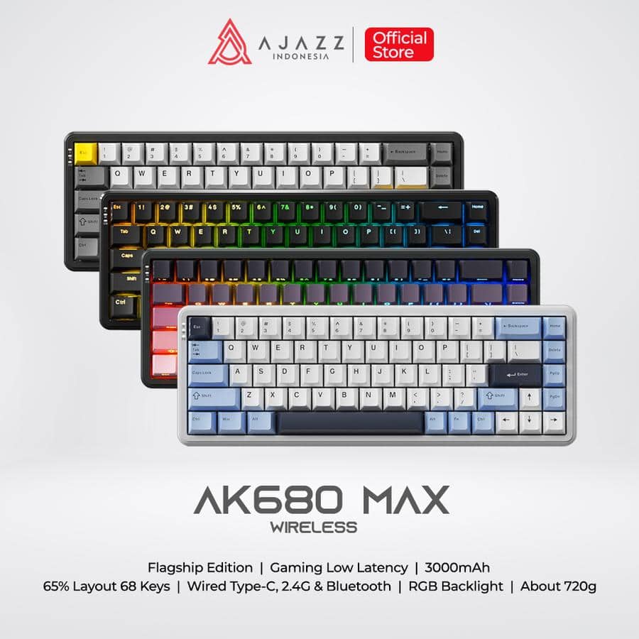 AK680 Max AJAZZ AK680 MAX Wireless Mechanical Keyboard - Image 1
