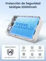 UGREEN 20000mAh 22.5W Power Bank Portable,Built-in USB C - Image 3