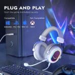 FIFINE H6 USB HEADSET WITH 24-BIT, RGB, IN-LINE CONTROLS OF 7.1 SURROUND SOUND, EQ MODES,FOR PC GAMING - Image 6