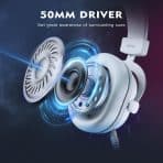 FIFINE H6 USB HEADSET WITH 24-BIT, RGB, IN-LINE CONTROLS OF 7.1 SURROUND SOUND, EQ MODES,FOR PC GAMING - Image 7