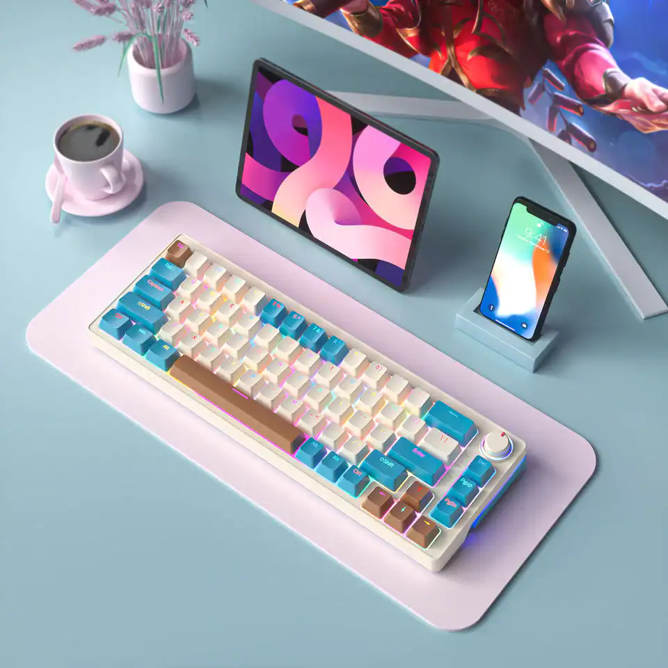 Zifriend ZA68 – Hot-Swap RGB Mechanical Keyboard