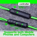 Plextone G30 In-ear Gaming Earphone Stereo Game Casque With Microphone PC Gamer Headset for Mobile Phone Computer PS4 Xbox One - Image 4