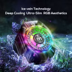 Memo CX10 RGB Pro Cooling Fan, Magnetic Clip RGB Lights Fast Cooling Radiator for (iPhone/Android) - Image 4