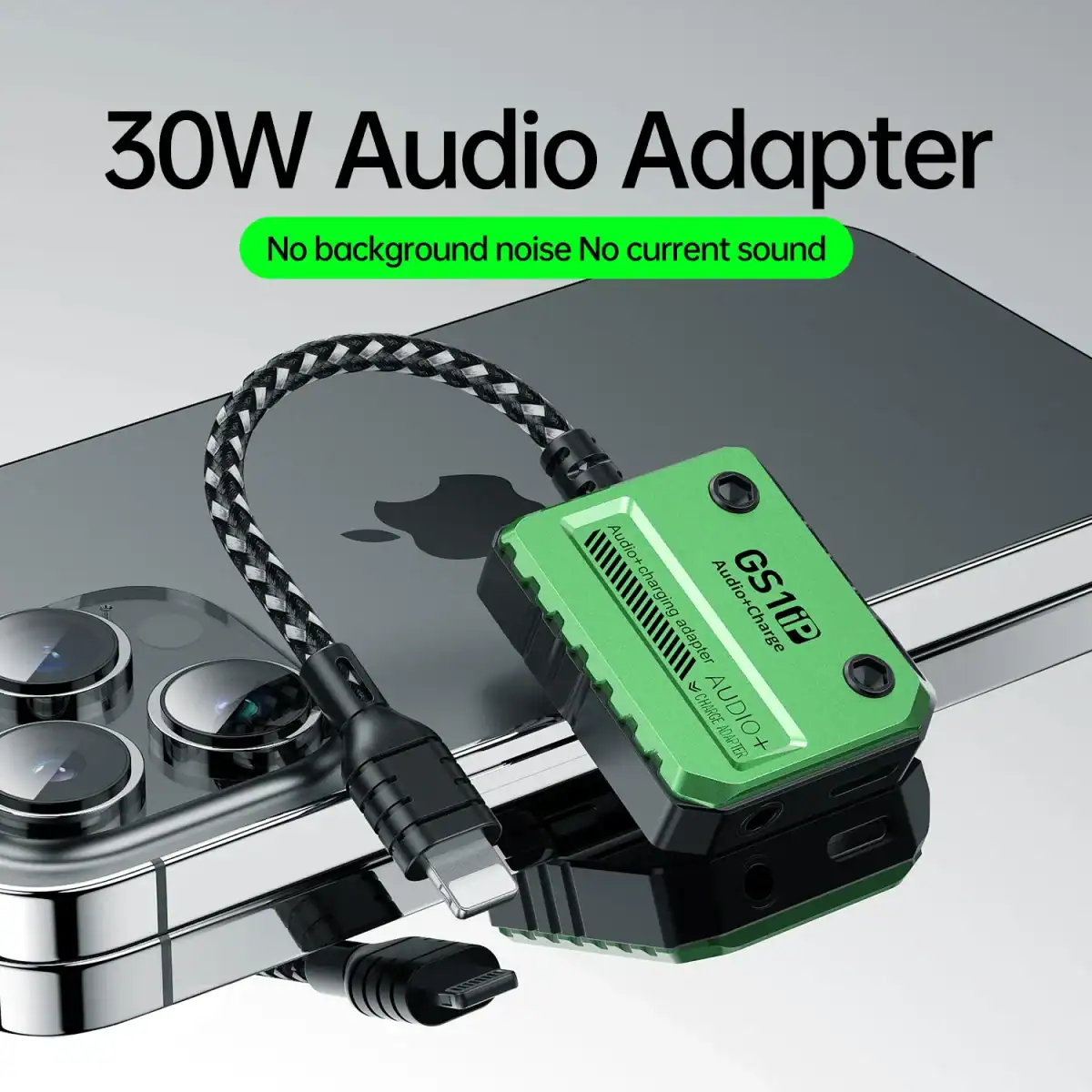 Plextone GS1 Iphone Splitter Lightning Adapter 3.5mm Converter Iphone Adapter Lightning Charging PD 30W Fast Charge - Image 4