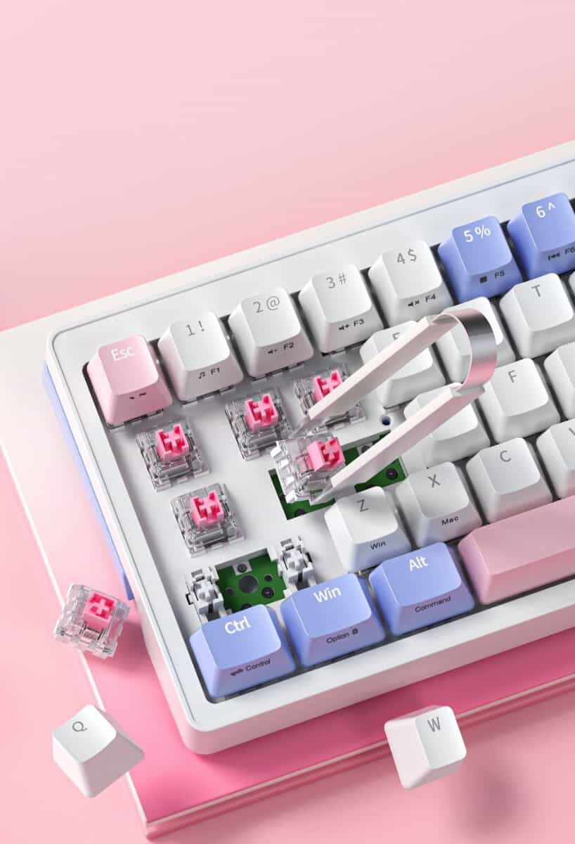 さりー Zifriend ZA68 – Hot-Swap RGB Mechanical Keyboard