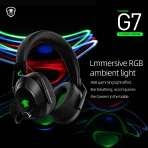 PLEXTONE G7 Gaming Earphones RGB Surround Sound 50mm Drivers ENC Detachable Mic for Mobile Phone,IOS,PC,Switch - Image 3