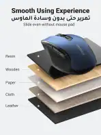 UGREEN Wireless Bluetooth Mouse, Ergonomic Mouse Bluetooth 5.0 & USB 2.4G, Ultra-fast Scrolling - Image 6