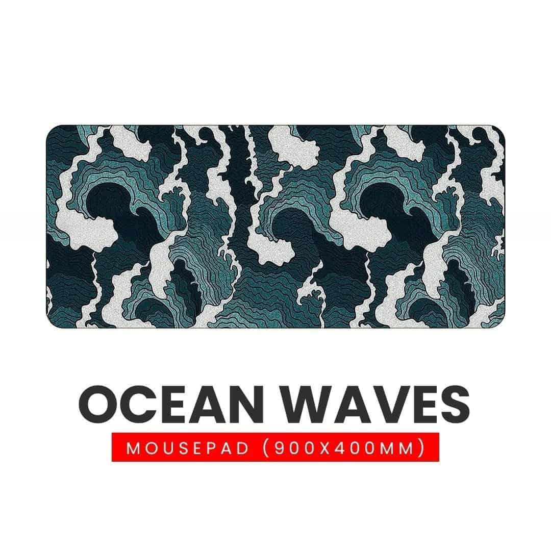 Ocean Waves Gaming Mousepad Ocean Waves Gaming Mousepad