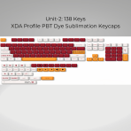 Unit-2 Keycaps – XDA Profile PBT Dye Sublimation Keycaps (138 Keys) - Image 2