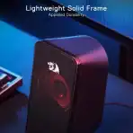 Redragon GS500 Stentor PC Gaming Speaker, 2.0 Channel Stereo with Red Backlight - Image 5