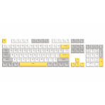 PBT Keycap Set – Yellow White - Image 2