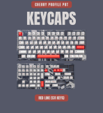 Red Line Keycaps