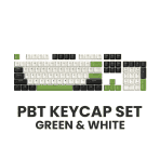 PBT Keycap Green White