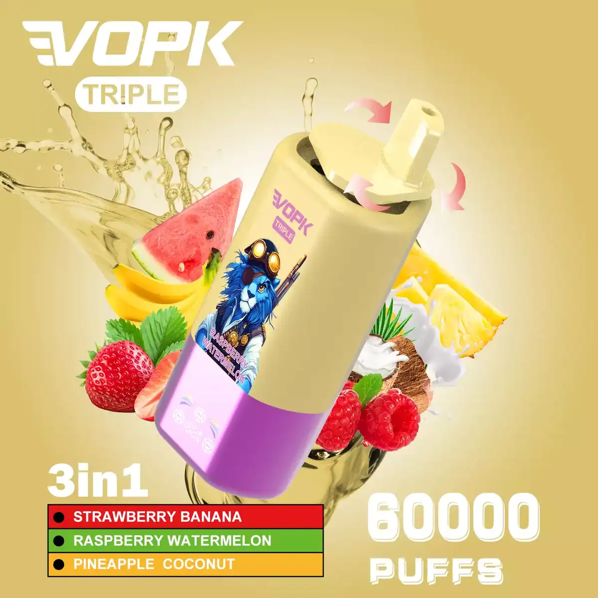 Buy VOPK Triple 60000 Puffs Vape at Best Price in Nepal