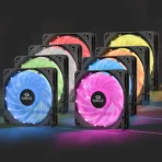 Redragon GC-F006 120mm PC Cooling Fan, RGB LED Quiet High Airflow Adjustable Color LED - Image 4