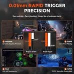 DAREU COOL60 Wired 8K Magnetic Gaming Keyboard 0.01mmRT Accuracy - Image 4