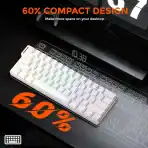 DAREU COOL60 Wired 8K Magnetic Gaming Keyboard 0.01mmRT Accuracy - Image 2