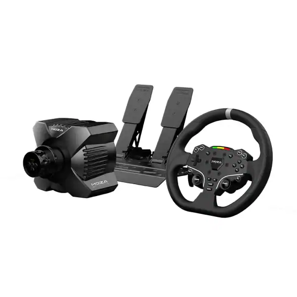 moza r3 racing wheel and pedals
