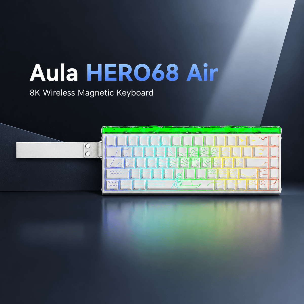 Aula HERO68 Air – 65% 8K Wireless Magnetic Keyboard Aula HERO68 Air – 65% 8K Wireless Magnetic Keyboard