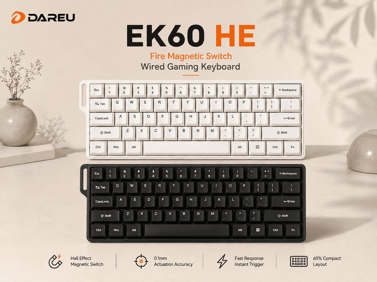DAREU EK60 HE Fire switch Magnetic Gaming Keyboard DAREU EK60 HE