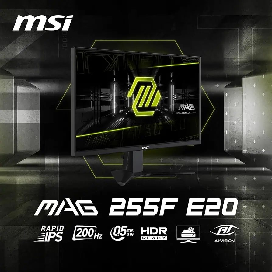 MSI MAG 255F E20 24.5-inch 200Hz Gaming Monitor