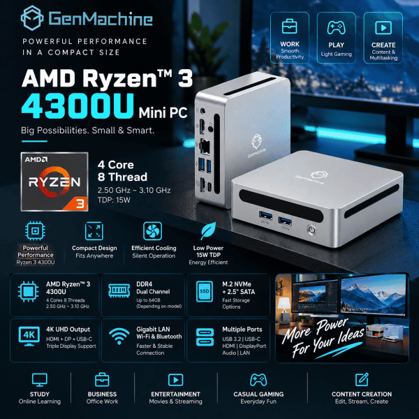 GenMachine Mini PC