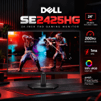 Dell SE2425HG 200Hz Gaming Monitor