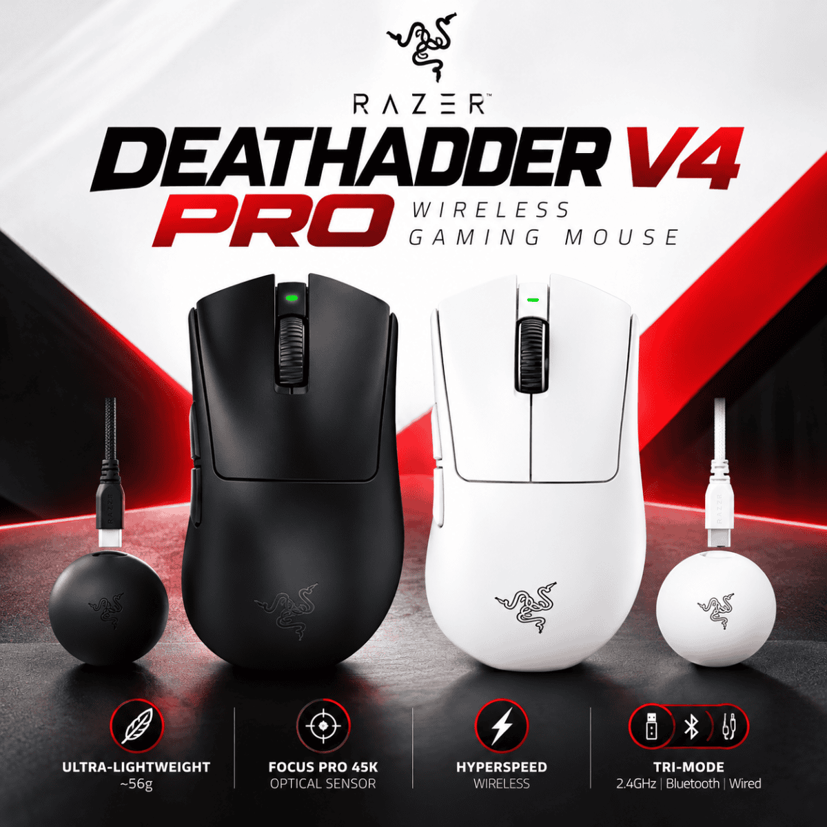 Razer DeathAdder V4 Pro Gaming Mouse Price in Nepal