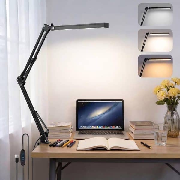 Single-Head LED Swing Arm Lamp